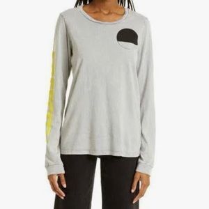 FREECITY Logo Long Sleeve Cotton Graphic Tee